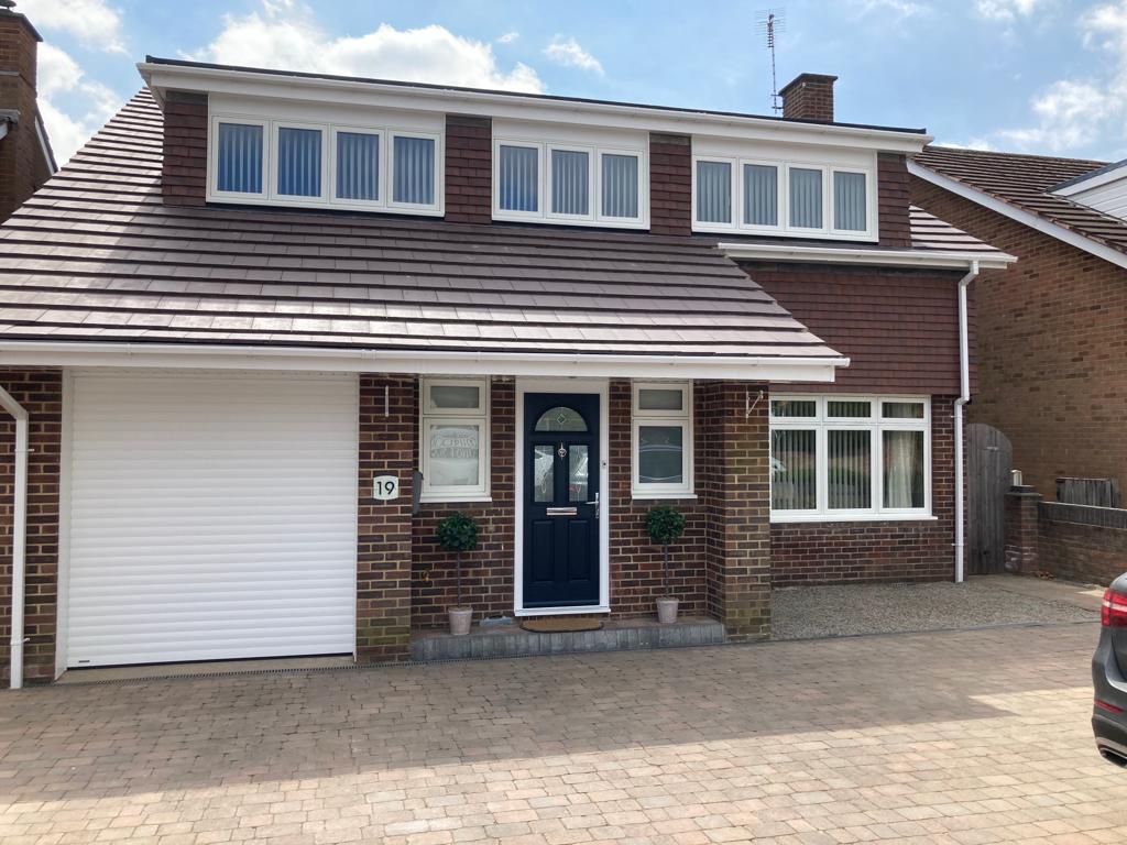 House of PVCu Flush Sash Windows, Composite Door & Roof Tiling