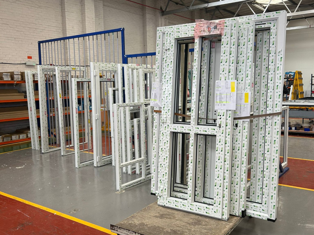 PVCu Windows and Doors Ready for Delivery